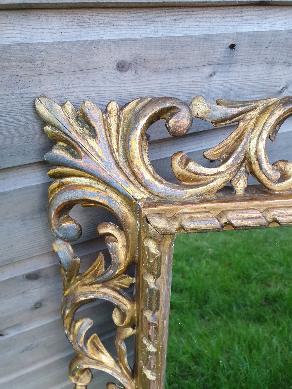 19th-century gilt mirror in carved wood View IV