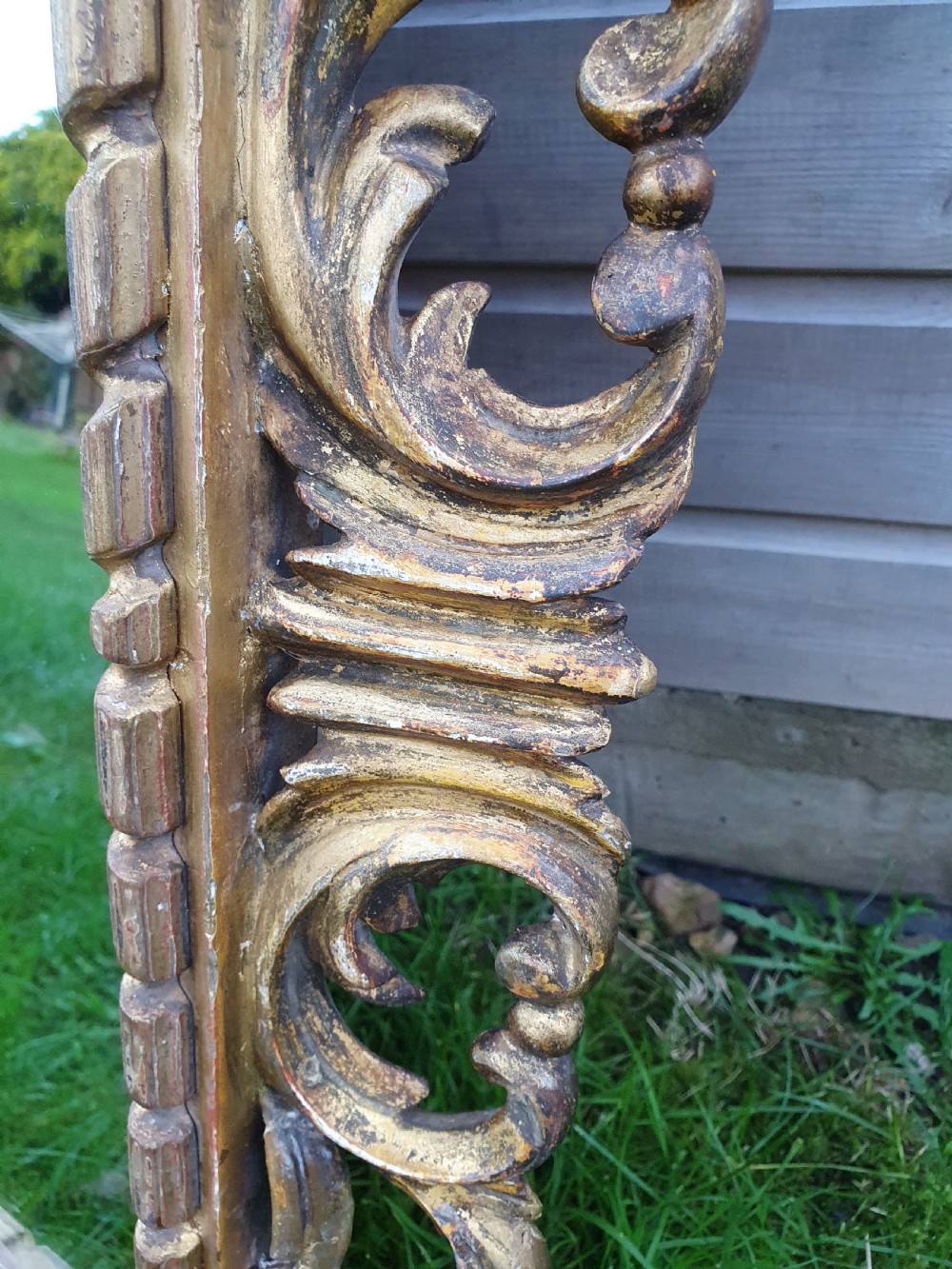 19th-century gilt mirror in carved wood View VII