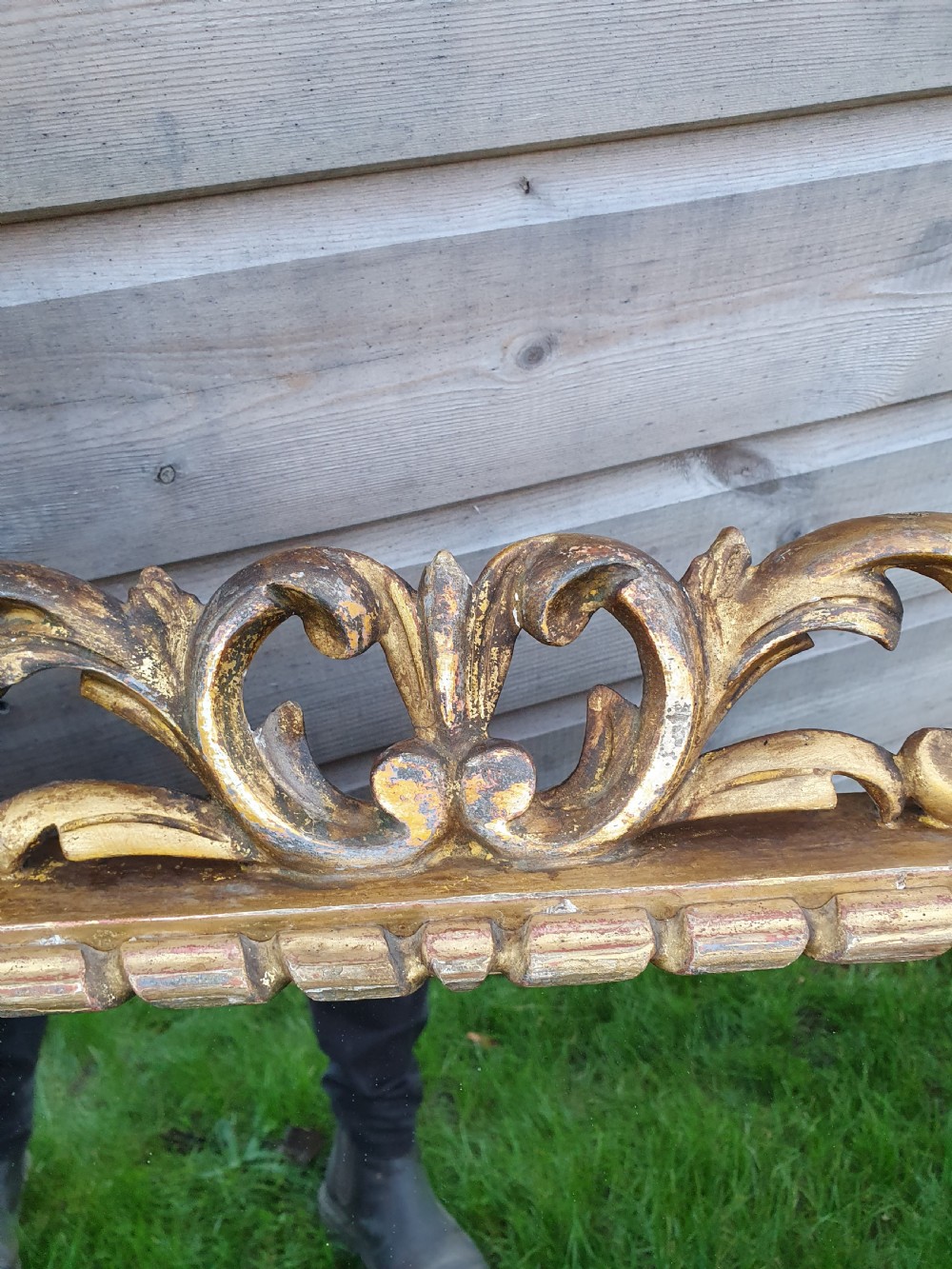 19th-century gilt mirror in carved wood View IX