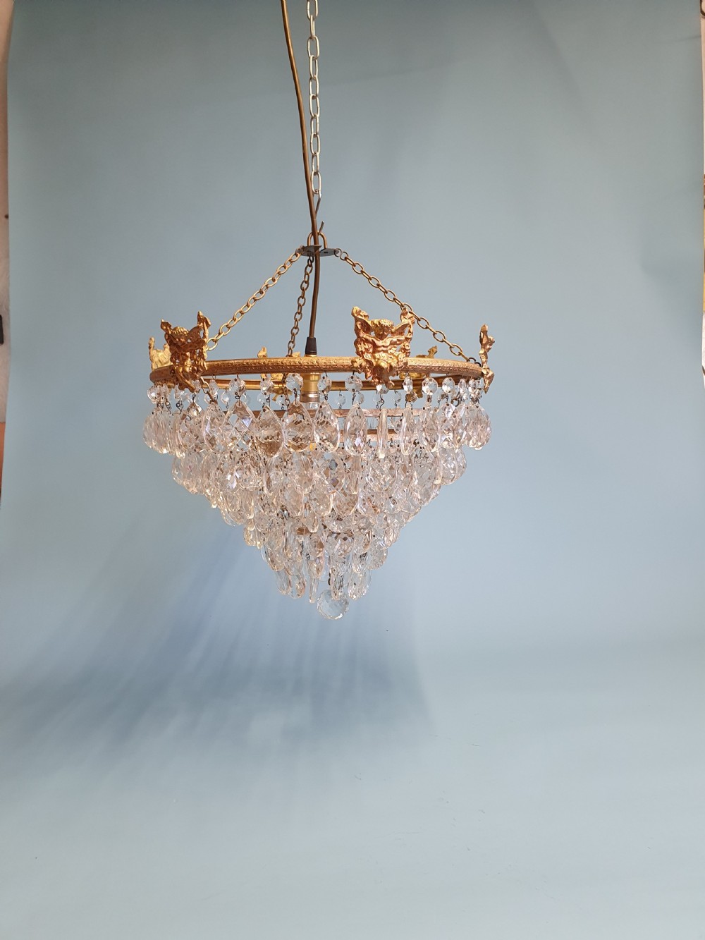 Large 7 tier drip chandelier 16