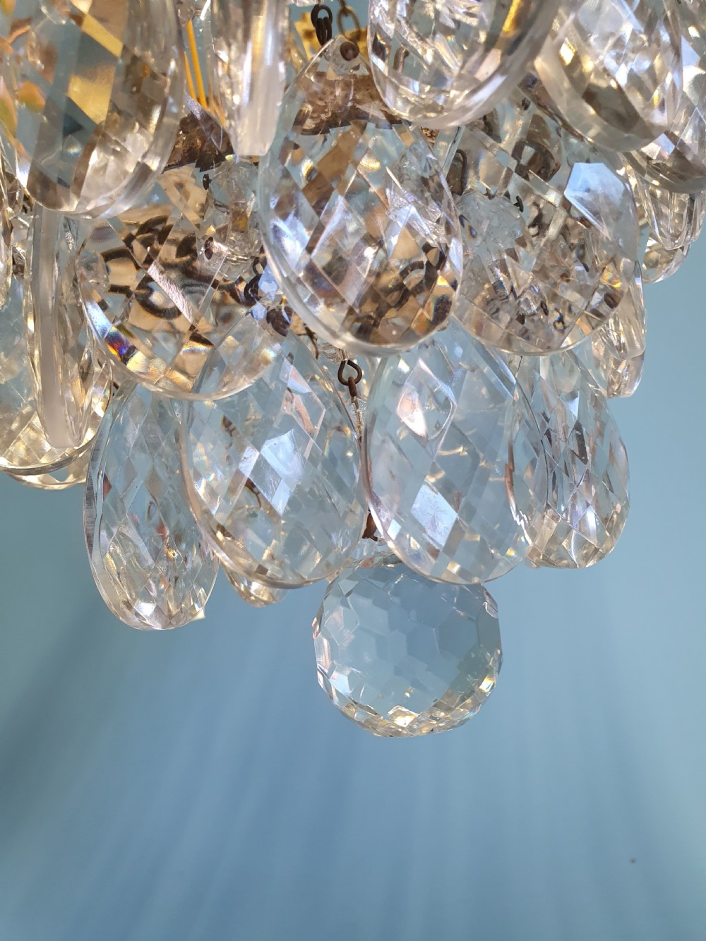 Large 7 tier drip chandelier 16