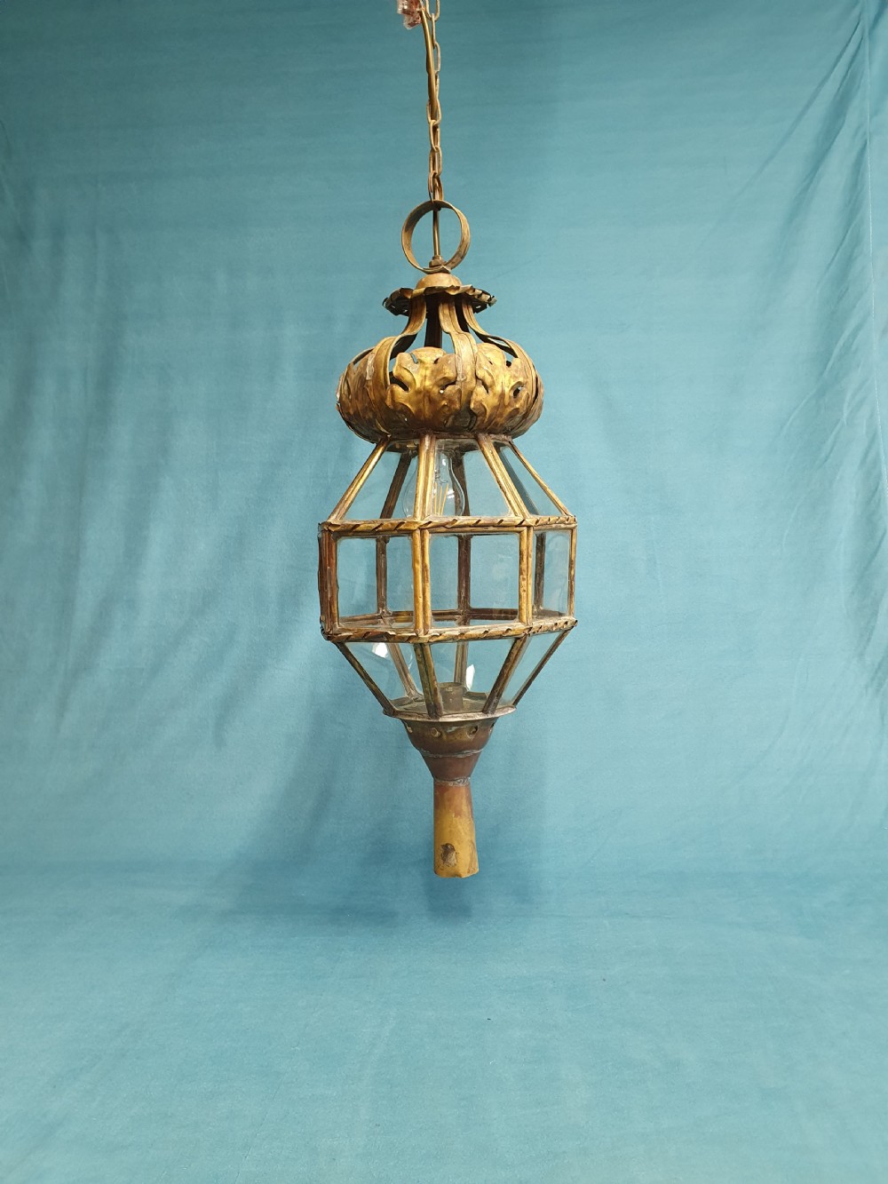 Early 20th century brass lantern C1880