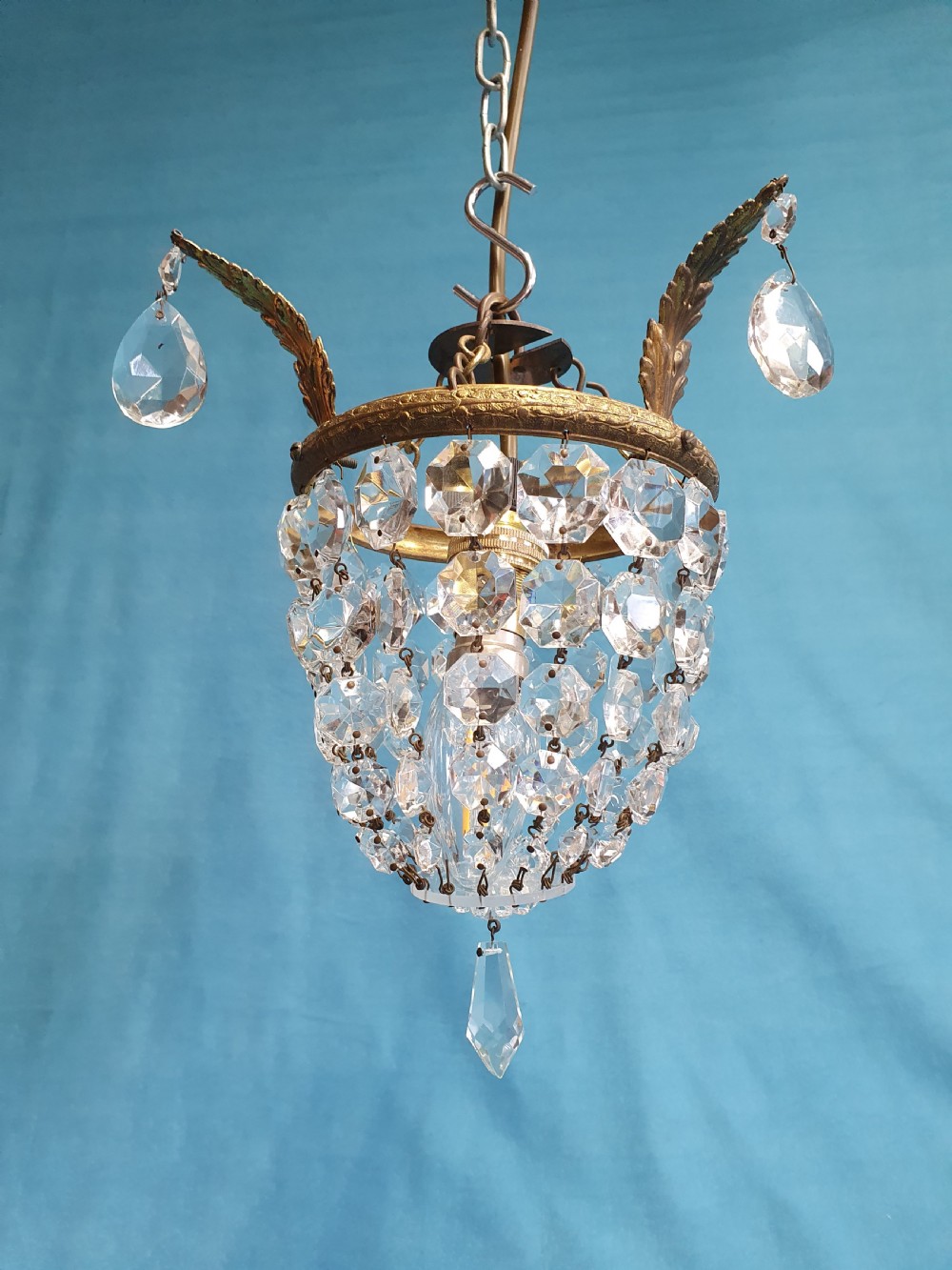 Small bag / basket chandelier 6