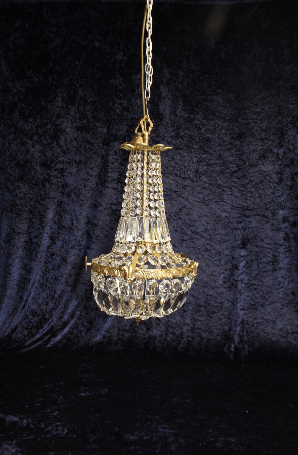 Early 20th century swag chandelier