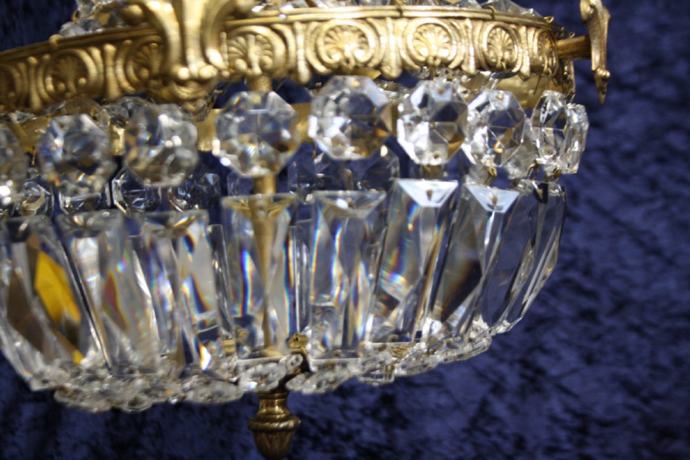 Early 20th century swag chandelier View VII