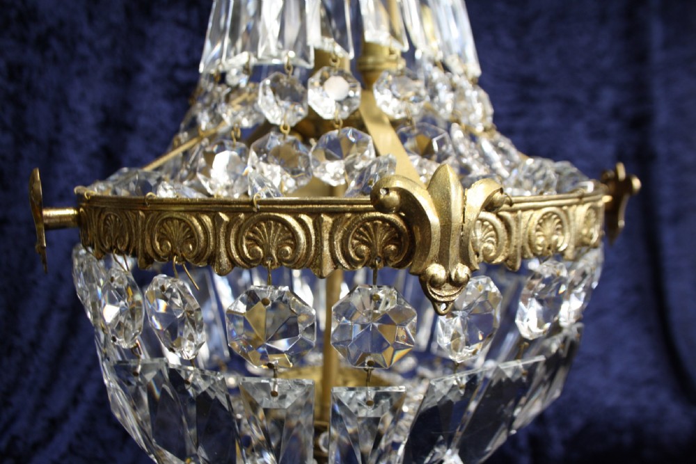 Early 20th century swag chandelier View X