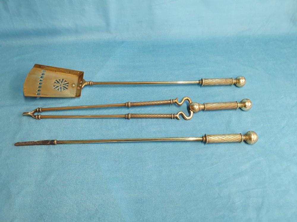 Set of late 19th-century fire tools