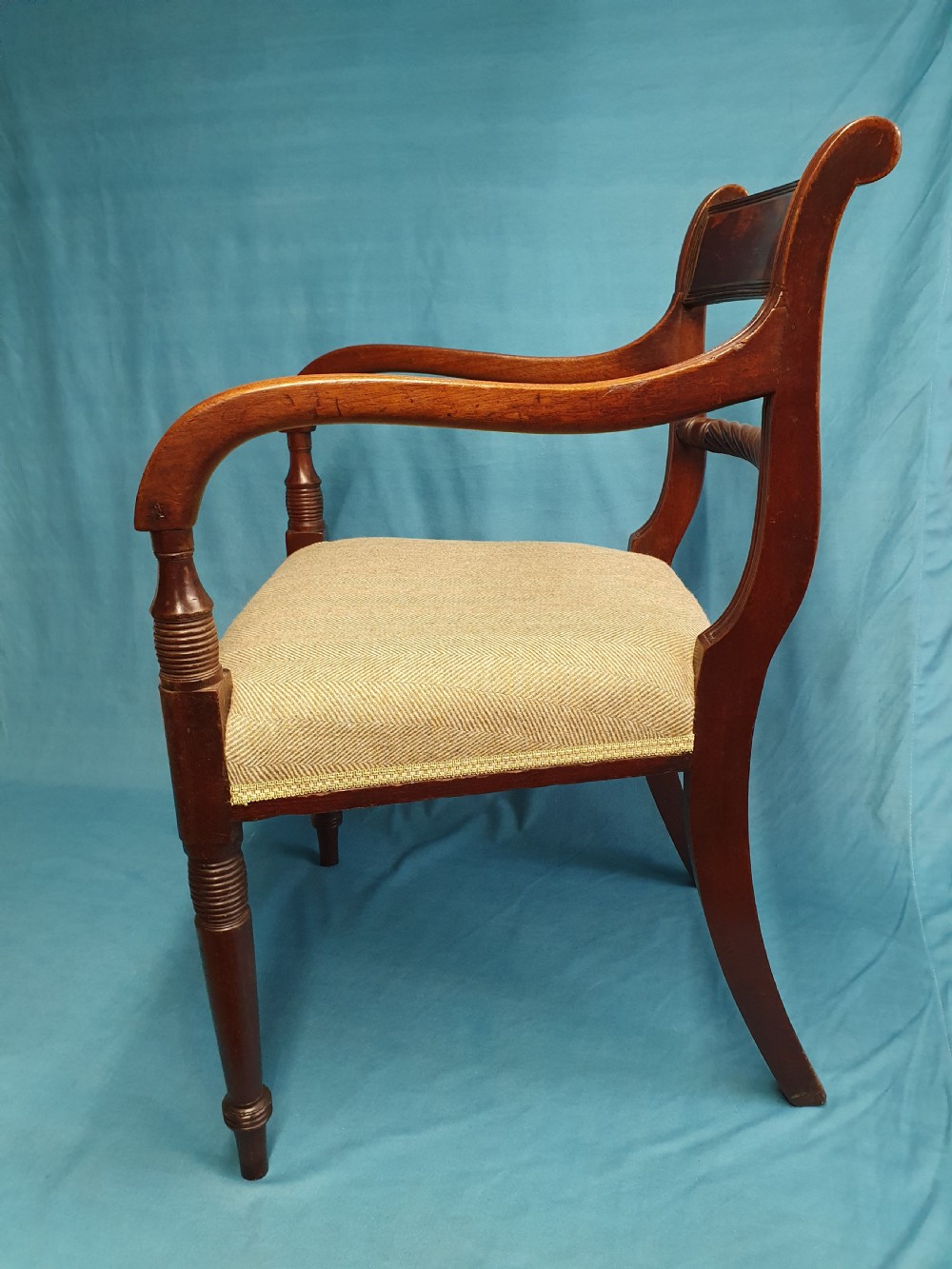 Single William IV Comfortable Carver chair View III