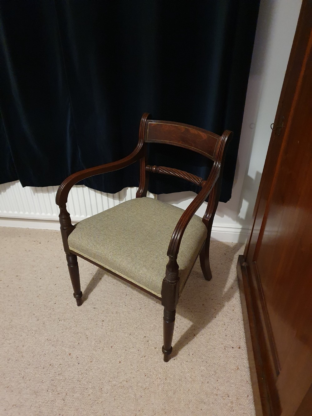 Single William IV Comfortable Carver chair View VII