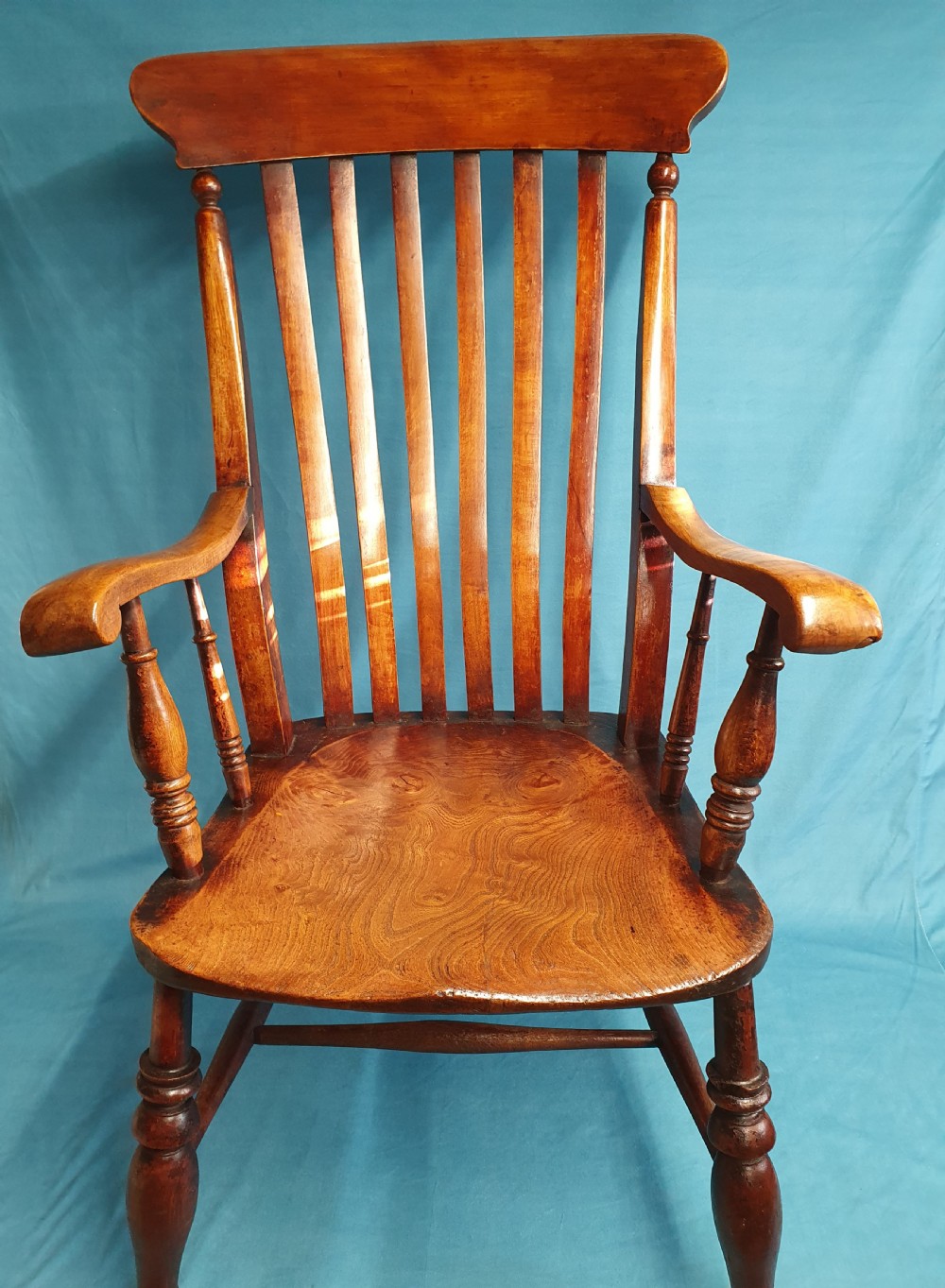Victorian Windsor Carver Chair with elm seat View IV