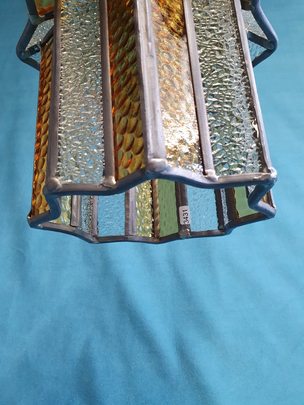 Early 20th century leaded porch light View III
