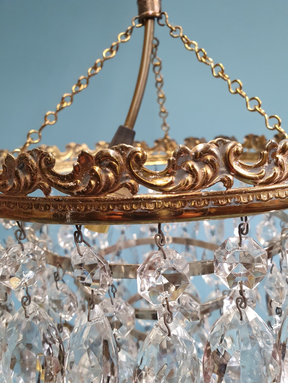 Set a three early 20th century drip chandeliers View III