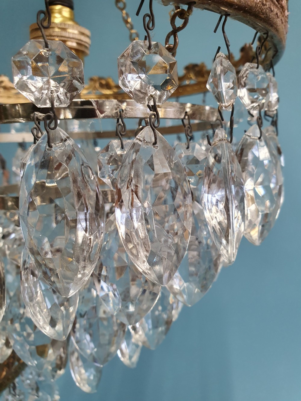 Set a three early 20th century drip chandeliers View VII