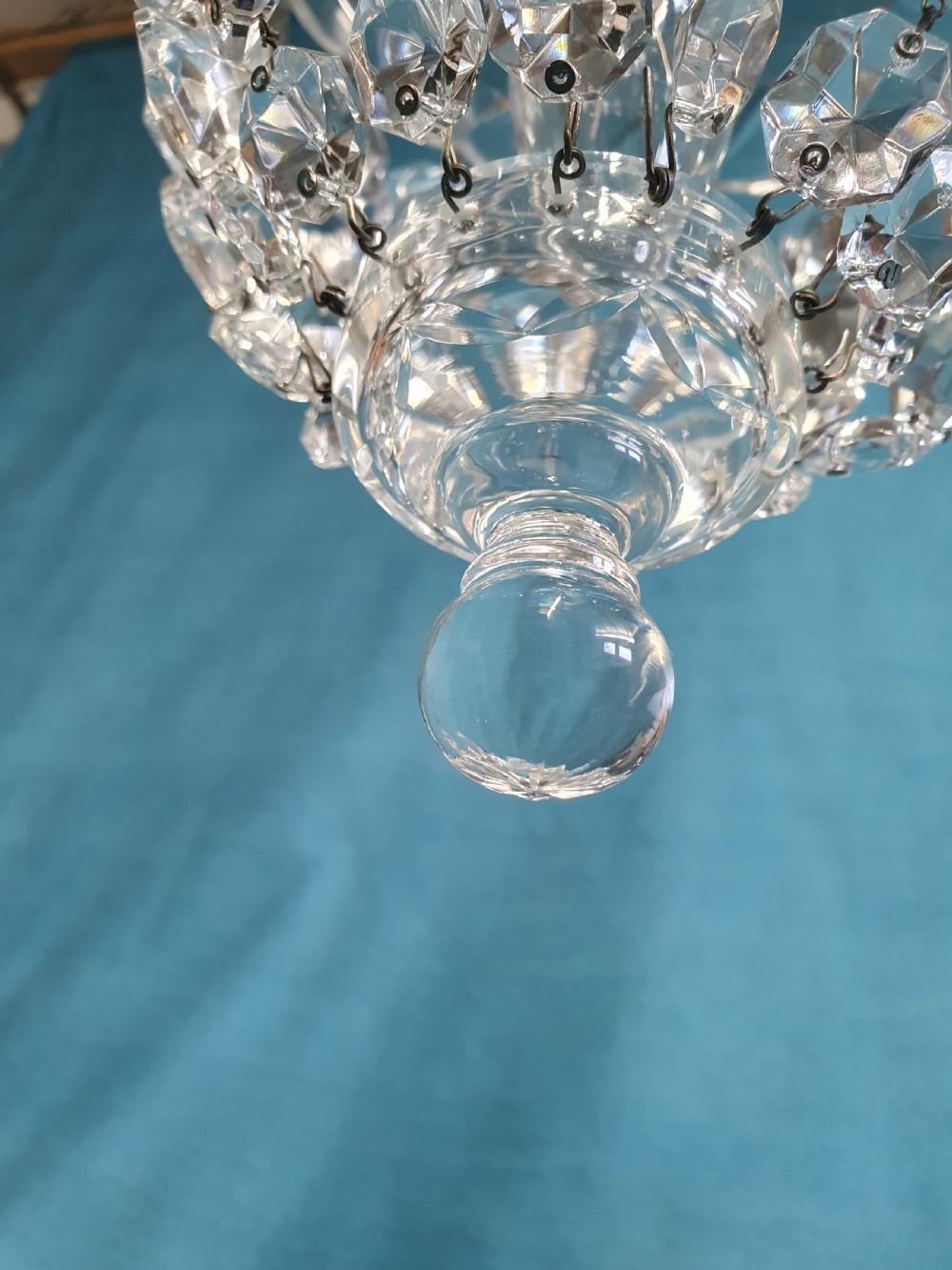 Early 20th century dome top chandelier 6