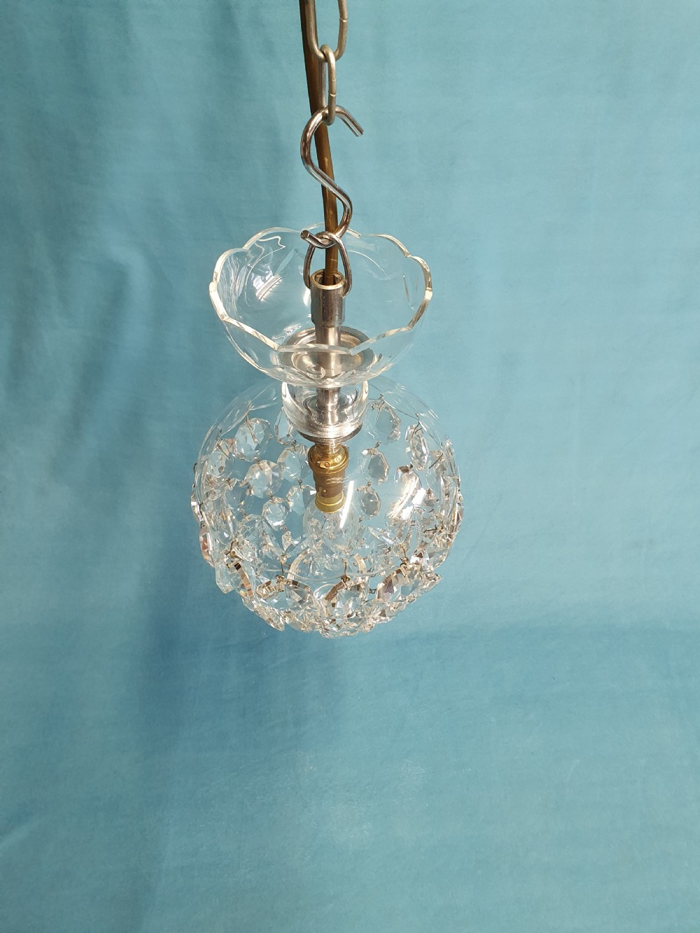 Early 20th century dome top chandelier 6