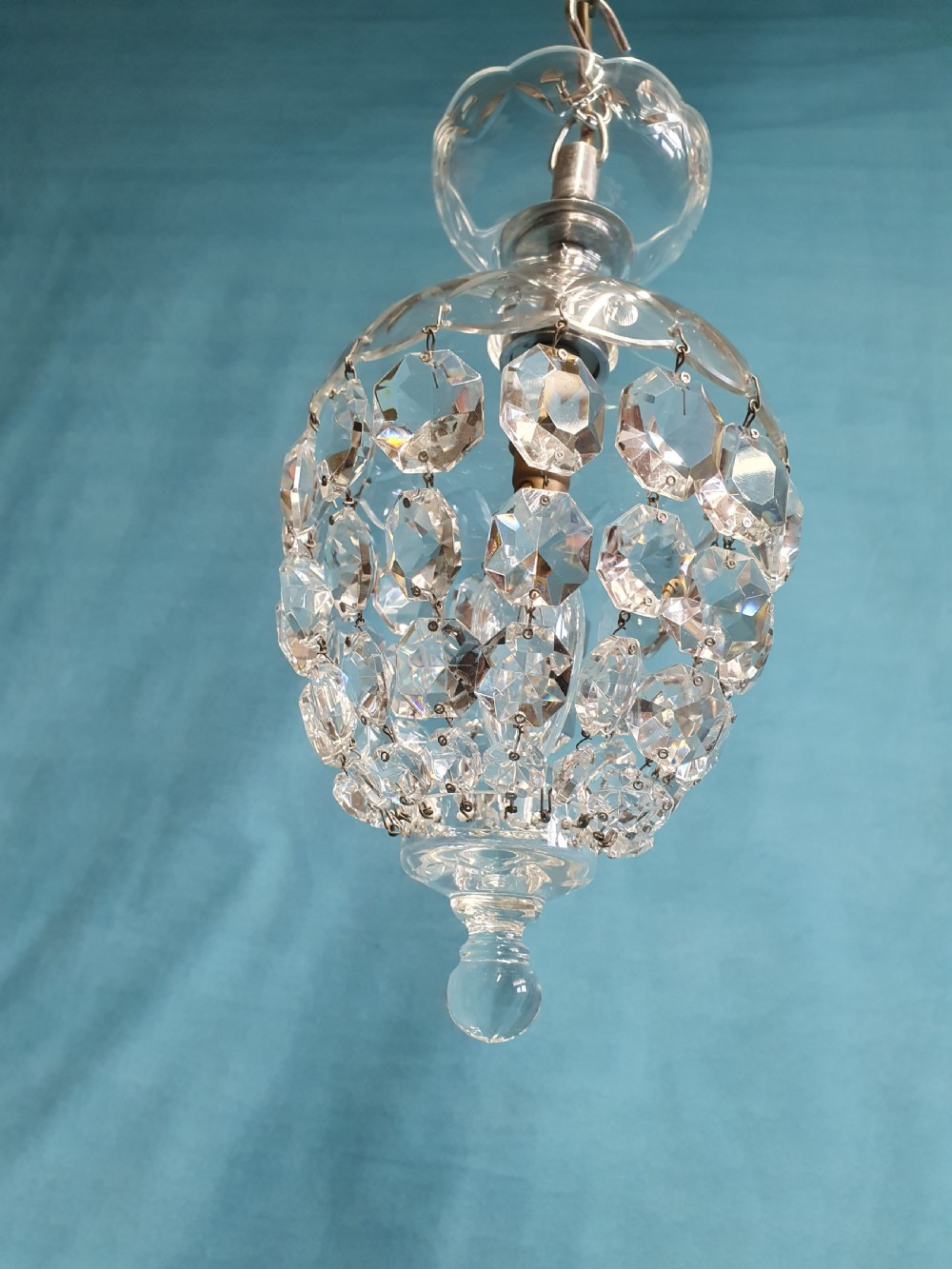 Early 20th century dome top chandelier 6