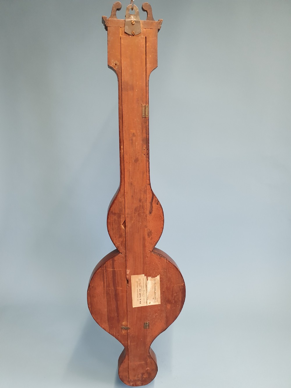 William IV period mercury wheel barometer. View II