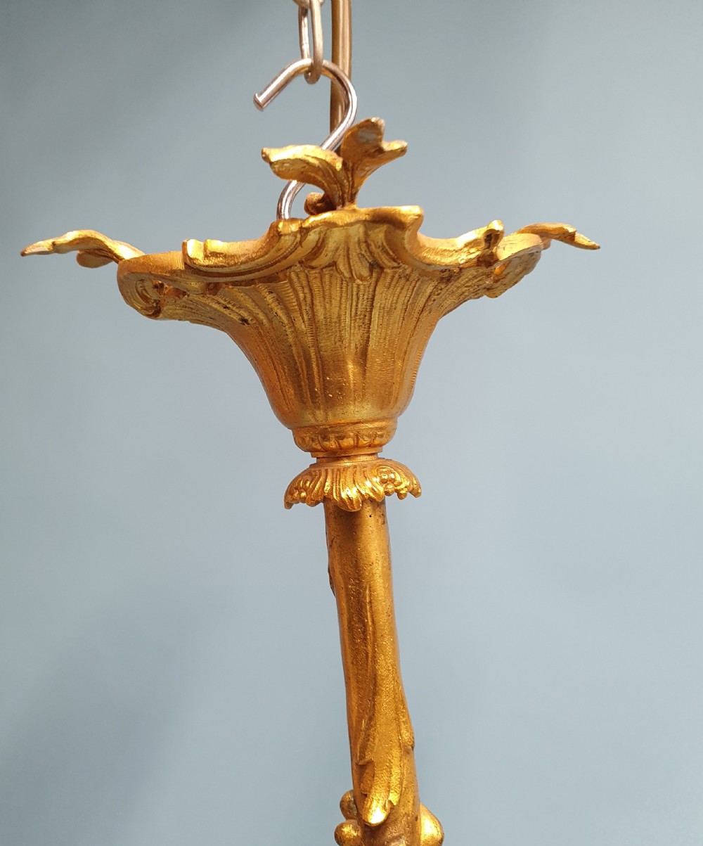Super quality four arm gilt chandelier View II