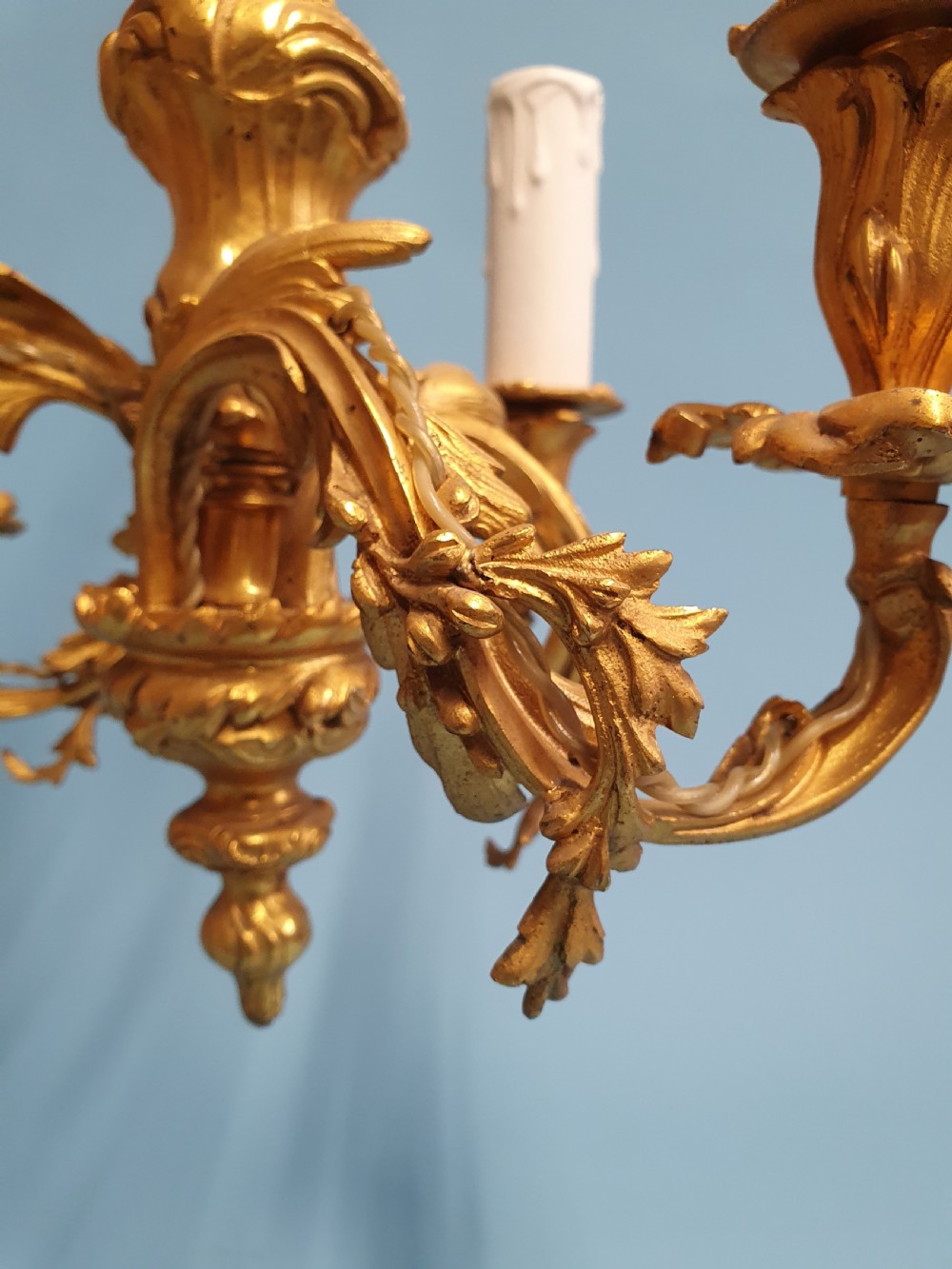 Super quality four arm gilt chandelier View III