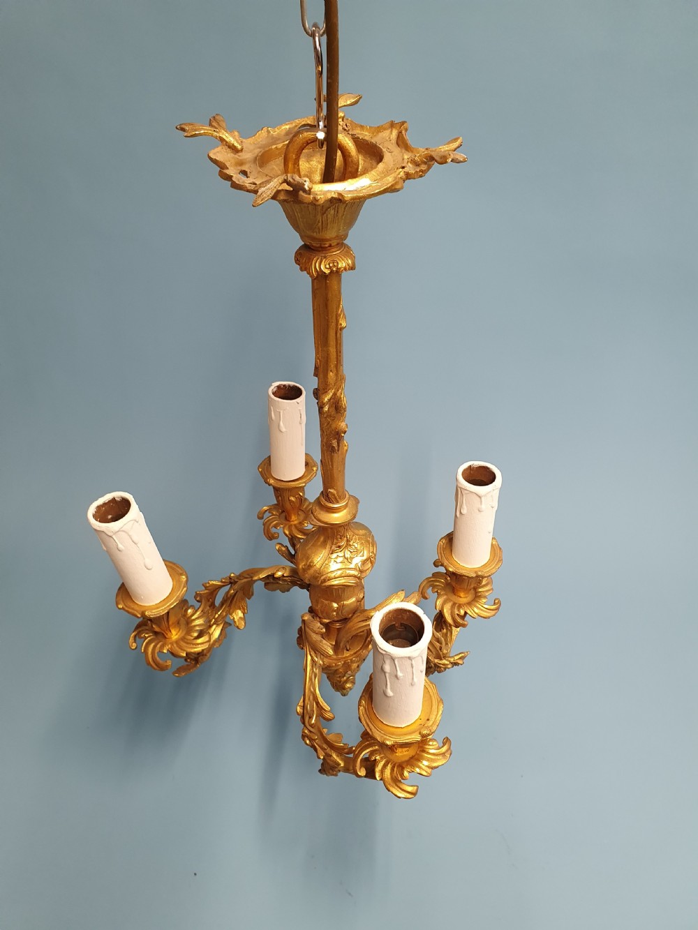 Super quality four arm gilt chandelier View IV