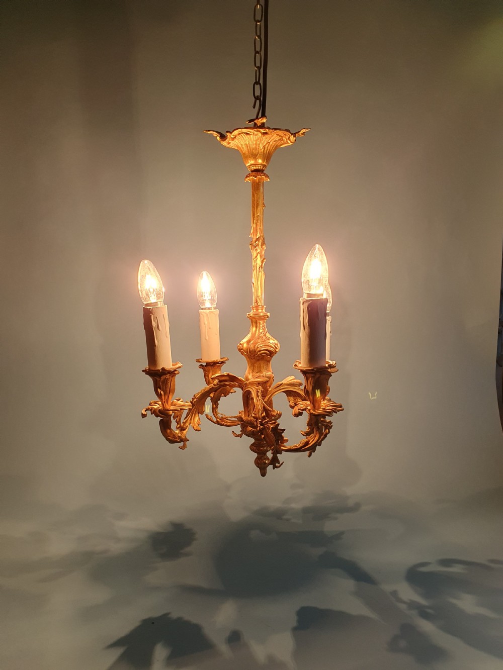 Super quality four arm gilt chandelier View VIII
