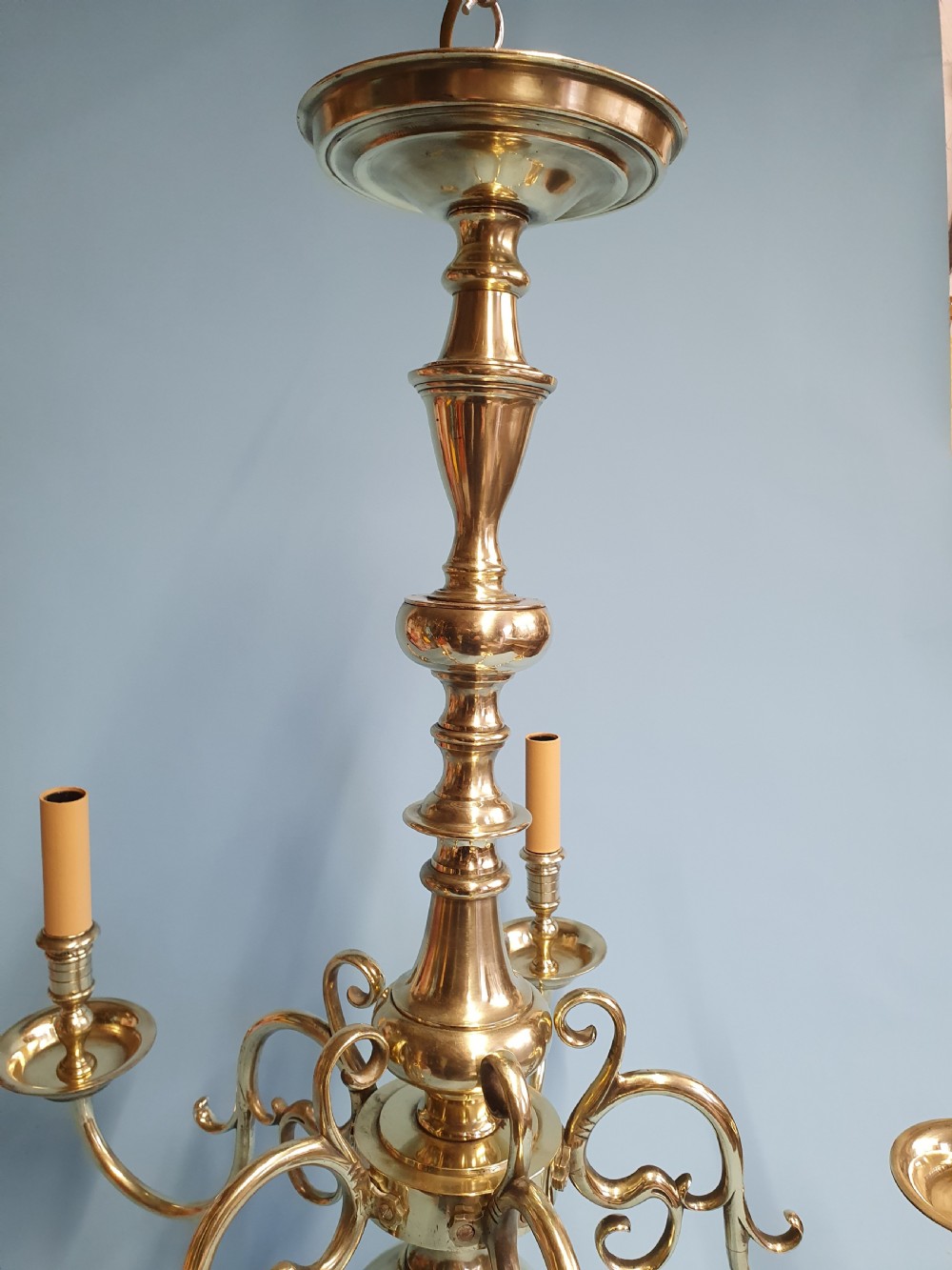 Early 20th century Unusual Dutch-Flemish style chandelier View III