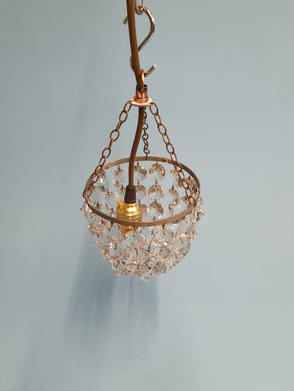 Small basket chandelier early 20th century 5
