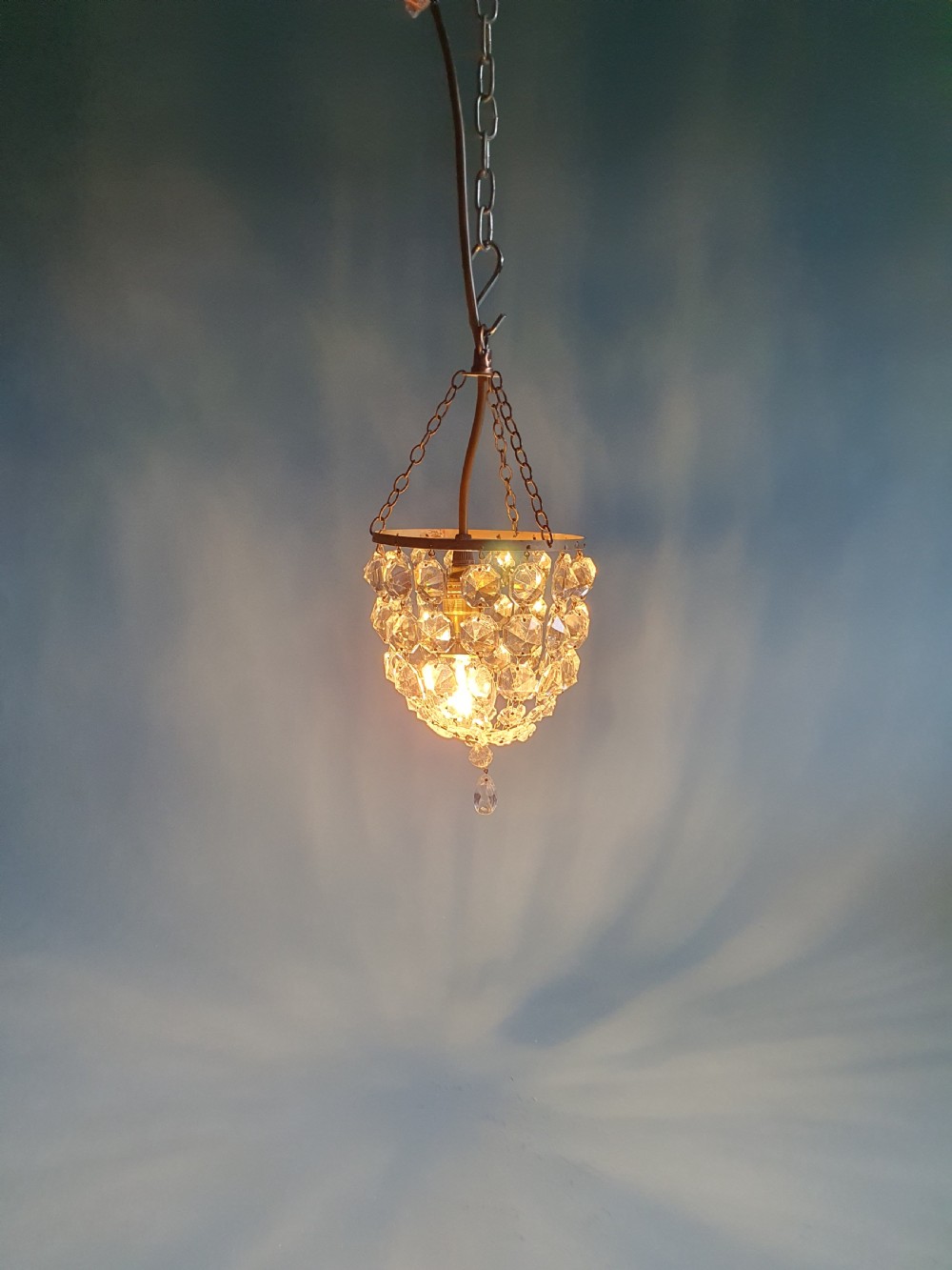 Small basket chandelier early 20th century 5