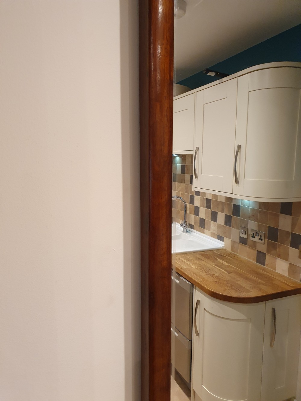 Large 19th-century arch top continental mirror 7' View IV