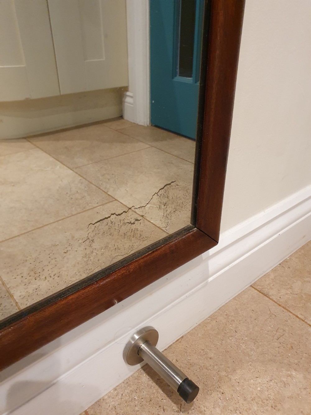 Large 19th-century arch top continental mirror 7' View V