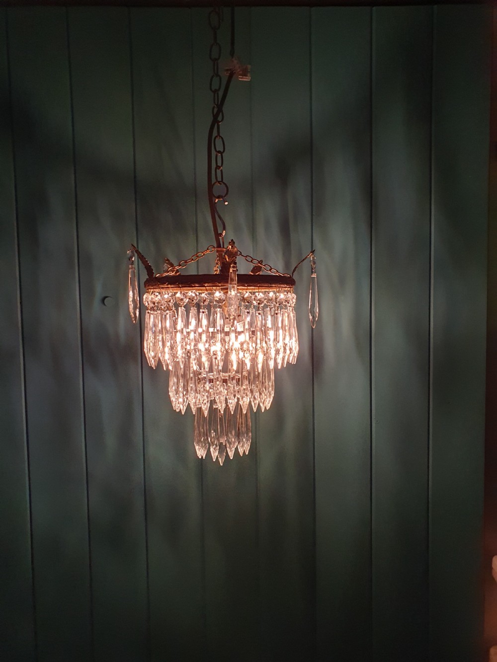 Early 20th century spike chandelier 10