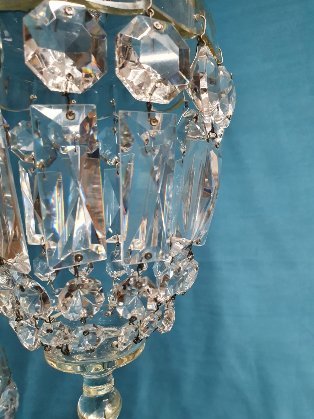 Early 20th century Pair of dome top chandeliers View VI