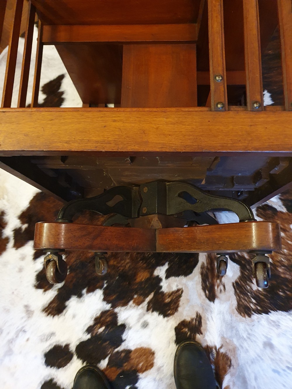 19th-century large revolving bookcase View VI