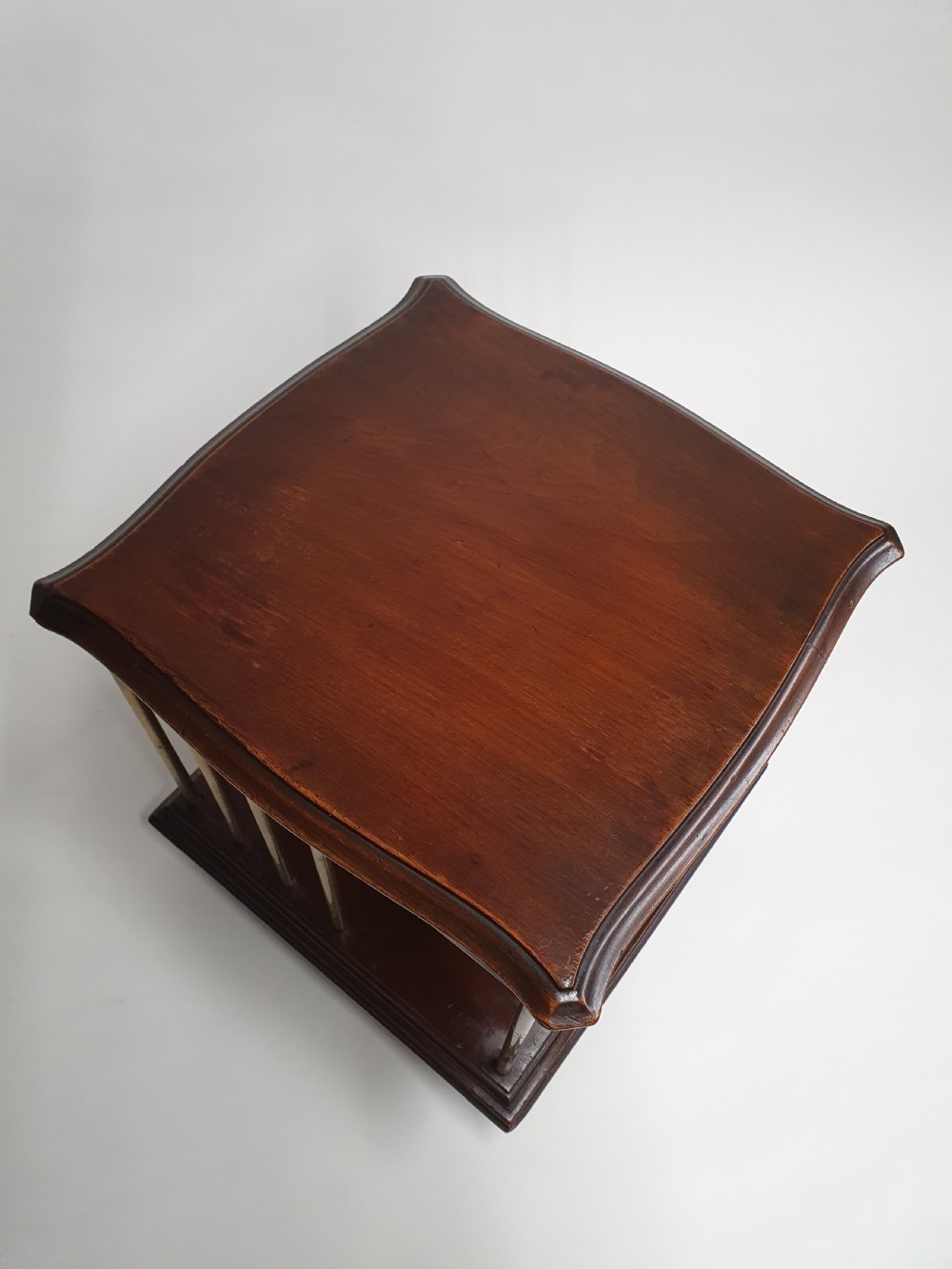 Small early 20th century revolving bookcase View IV