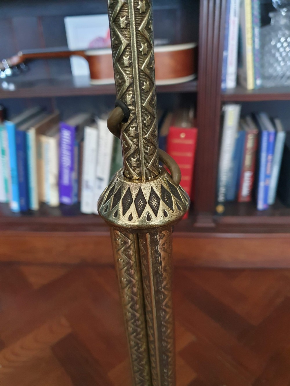Early 20th century brass standard lamp View VII