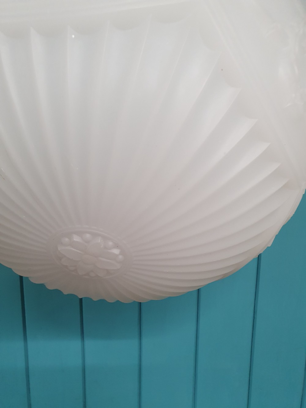 Early 20th century super quality opaque light 14