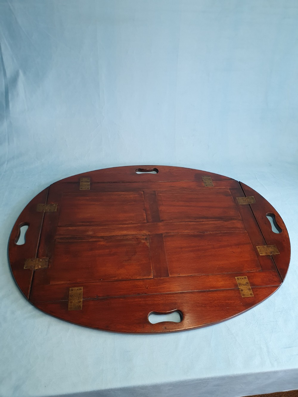 Early 19th-century folding Butlers Tray on stand View VIII