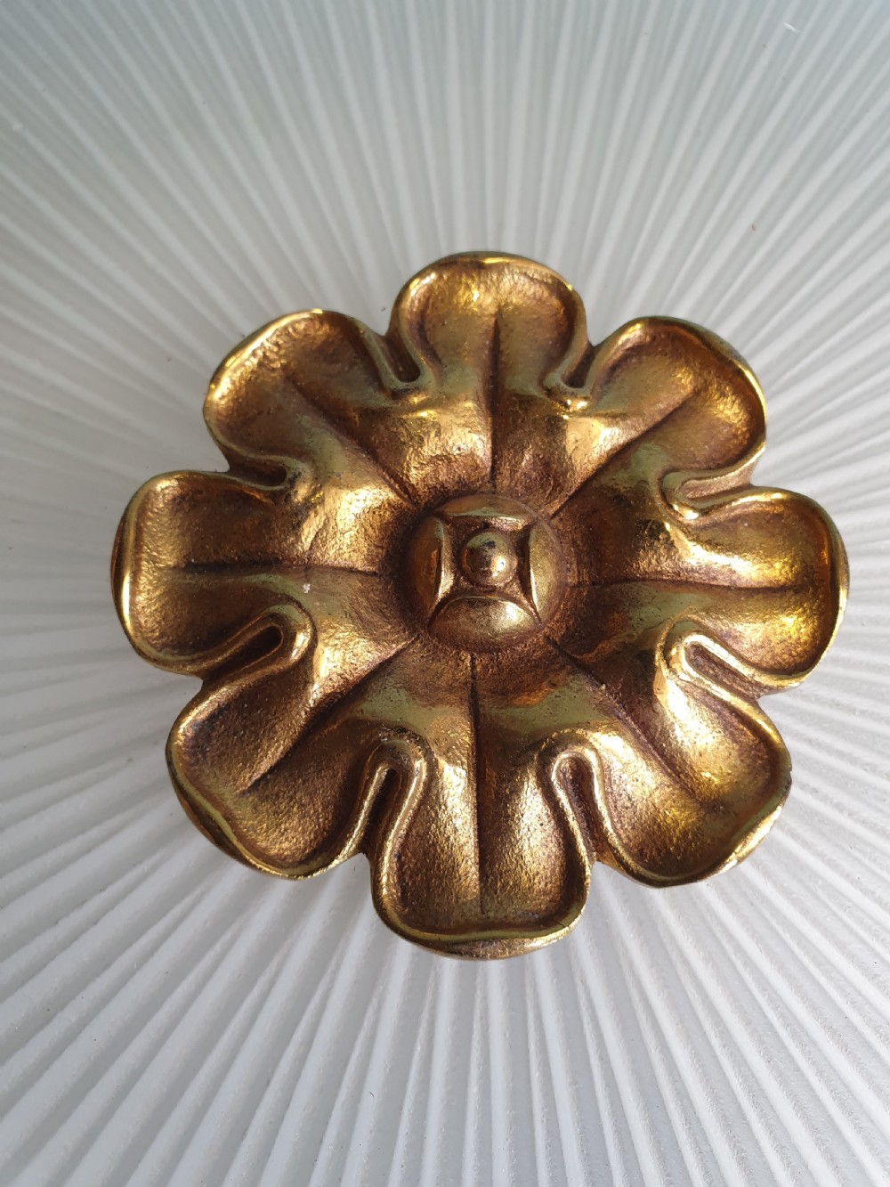 Early 20th century Large Antique Plafonnier flush mounted ceiling light View II