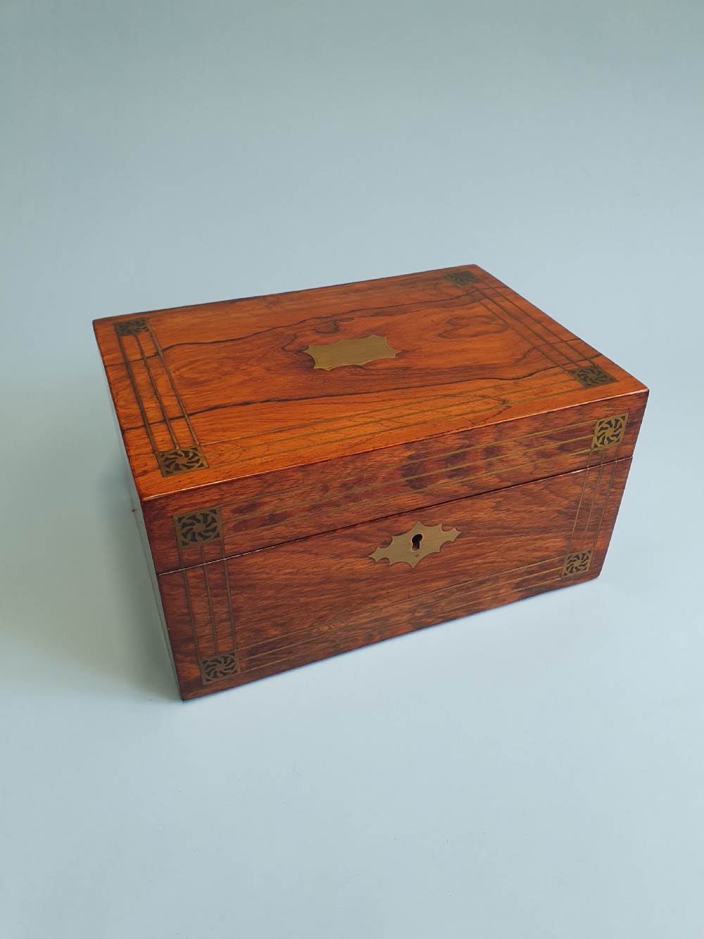 Early 19th century rosewood Jewellery box