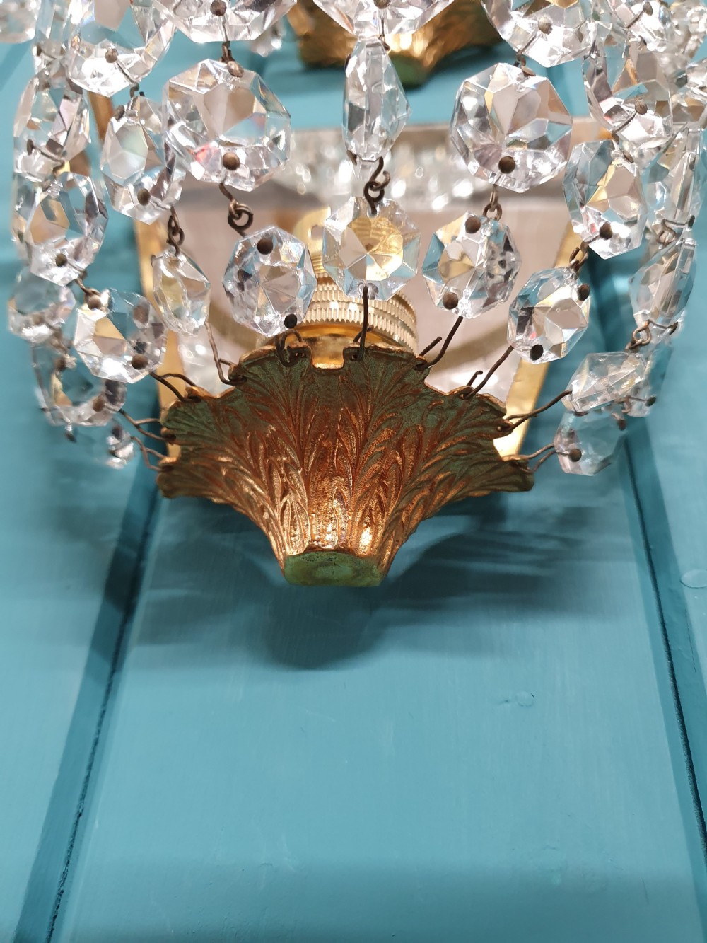 Early 20th century set of four bag wall lights View V