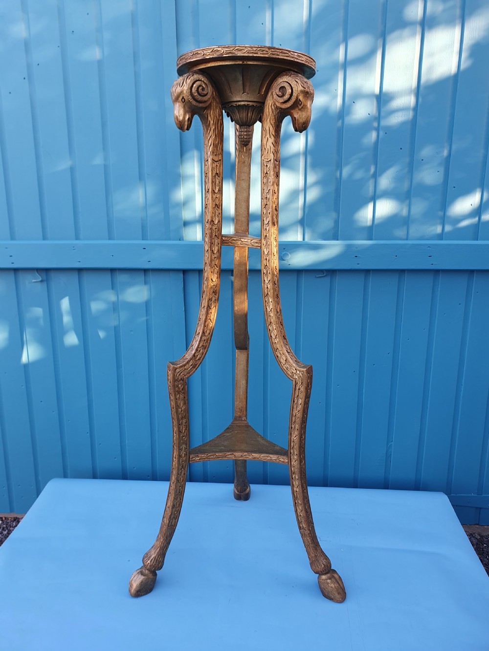 Late 19th century guilt torchere View III