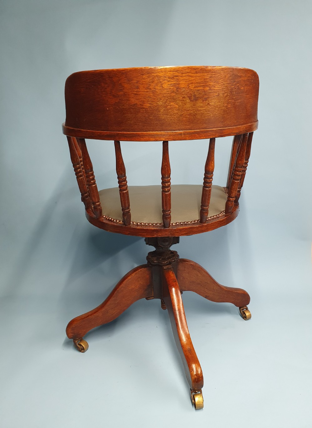 Edwardian revolving tip back desk chair View II