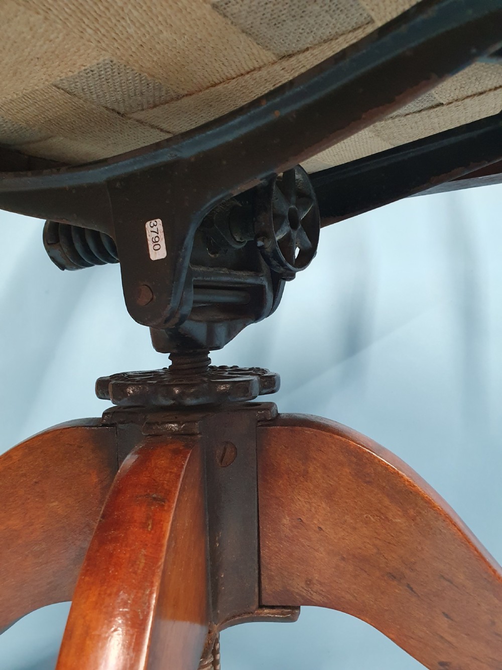 Edwardian revolving tip back desk chair View VIII