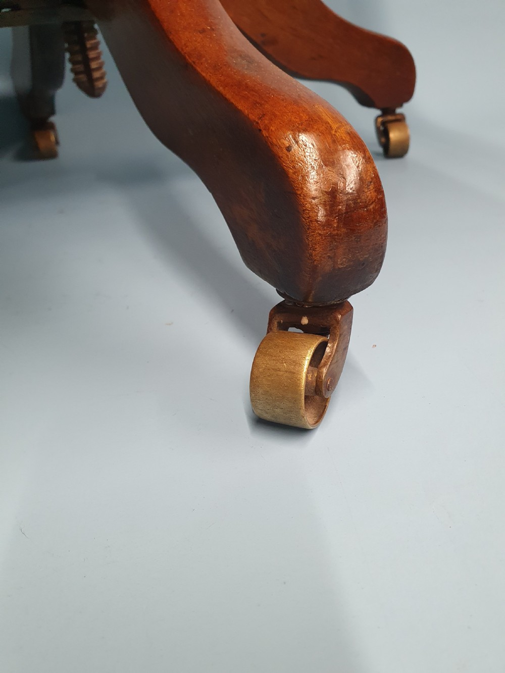 Edwardian revolving tip back desk chair View IX
