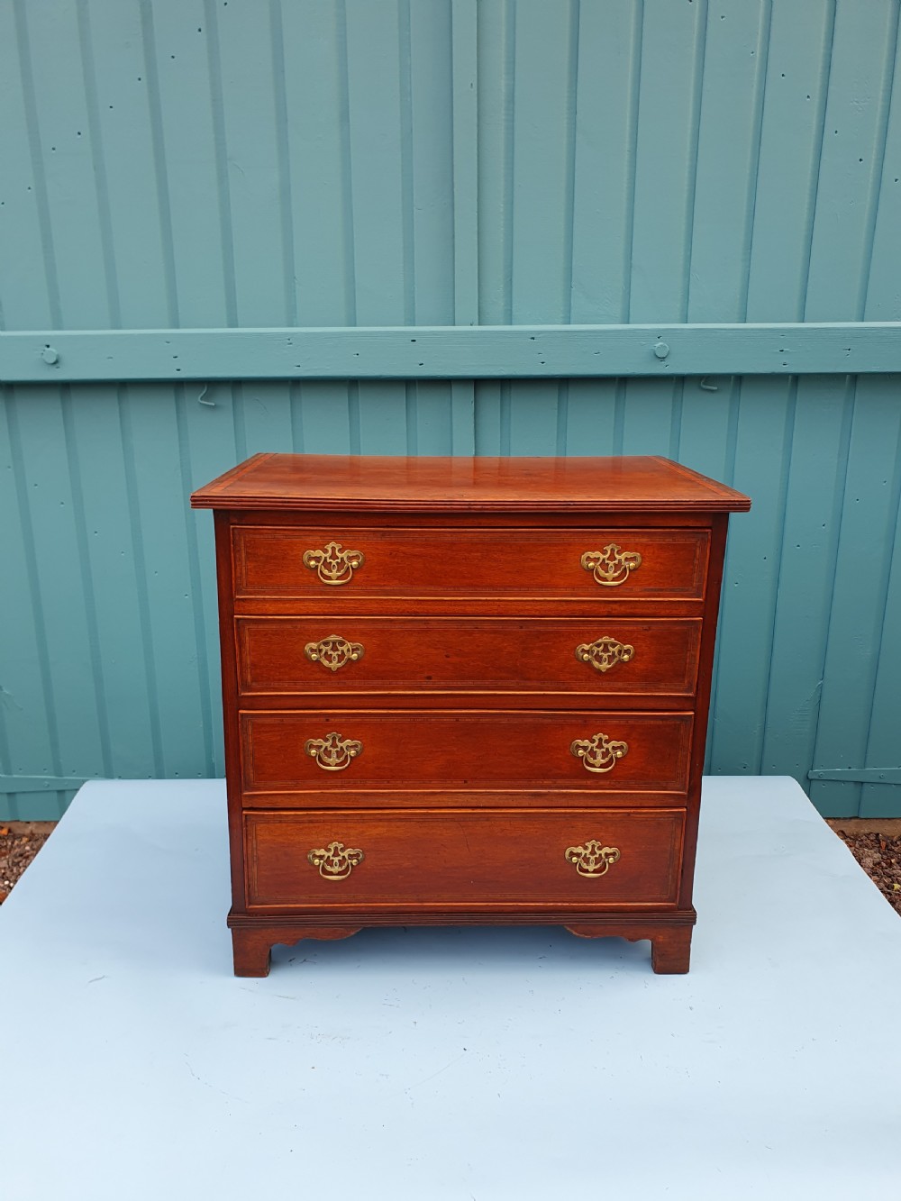 Late 19th-century four drawer chest 25 inches wide