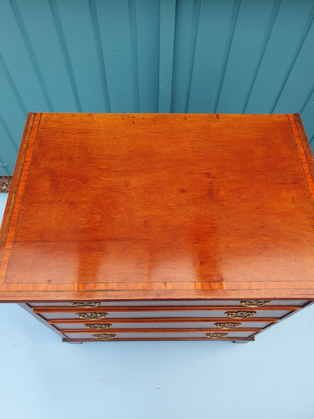 Late 19th-century four drawer chest 25 inches wide View V