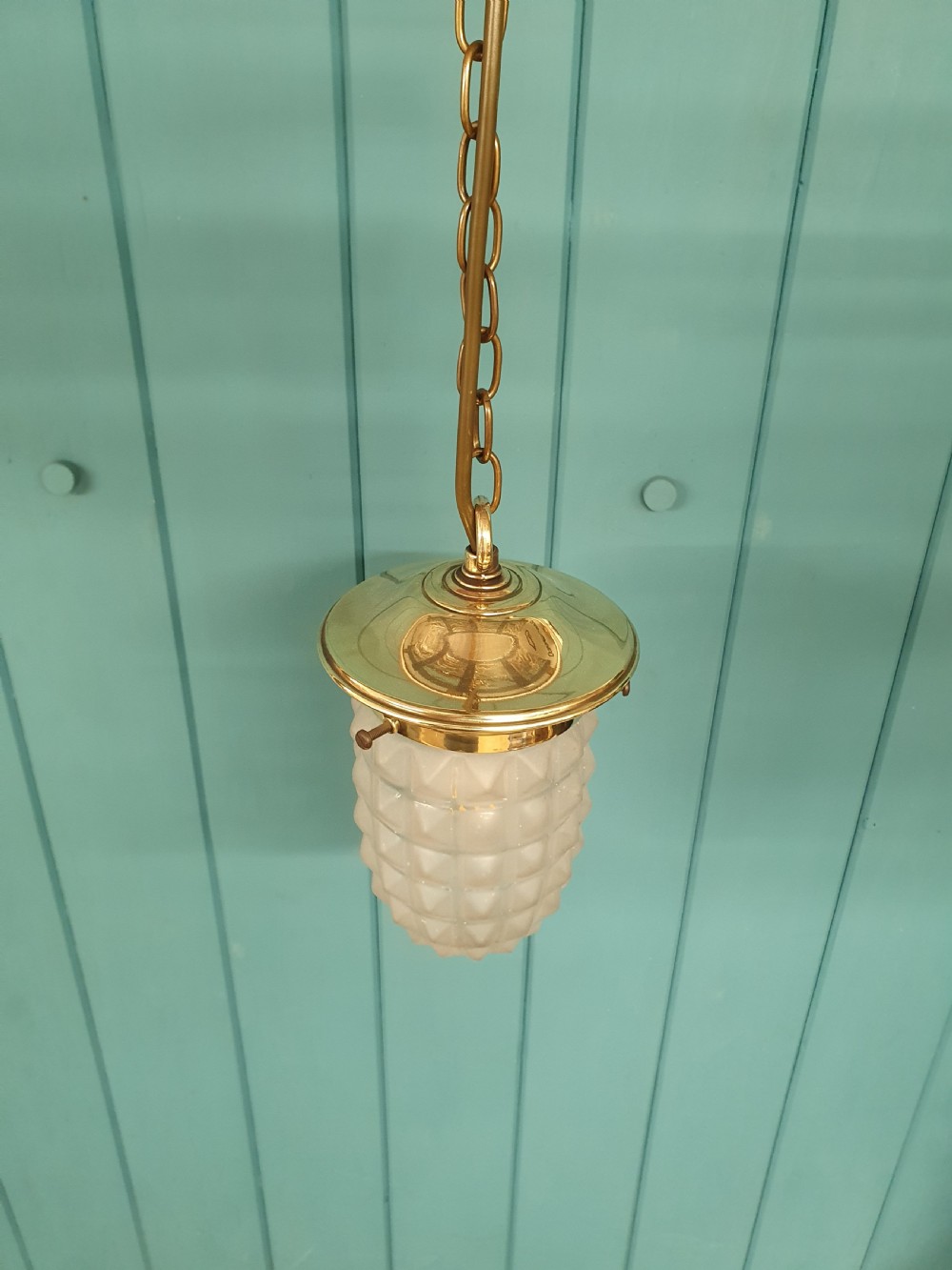 Early 20th century small pineapple shaped pendant View VI