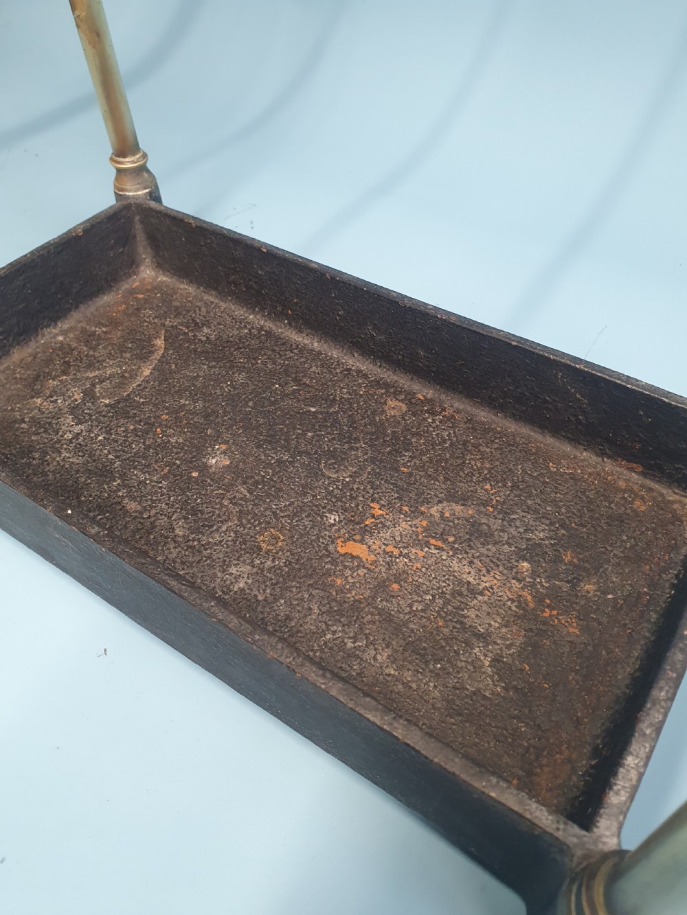 Antique stick stand in brass View VII