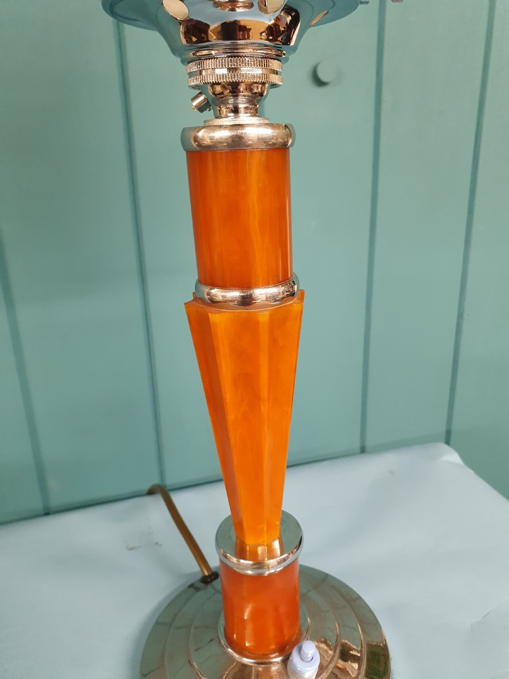 Art Deco Empire Torch lamp View VII