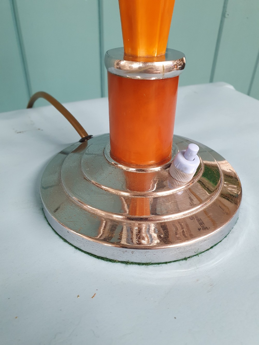 Art Deco Empire Torch lamp View VIII